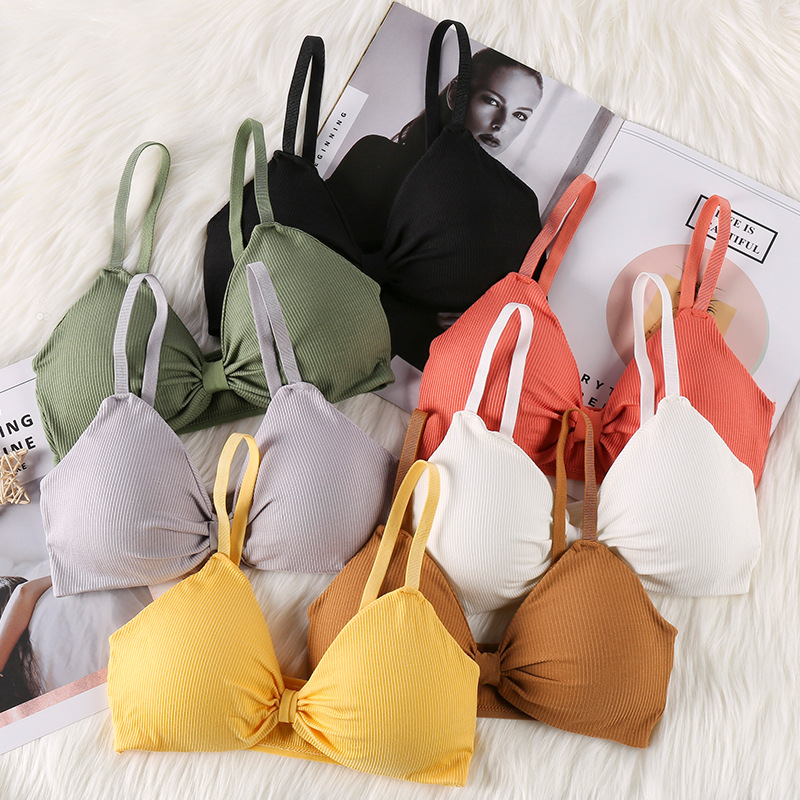Bralette Triangle Set - Bra Aktif Seksi Wanita Tanpa Jahitan