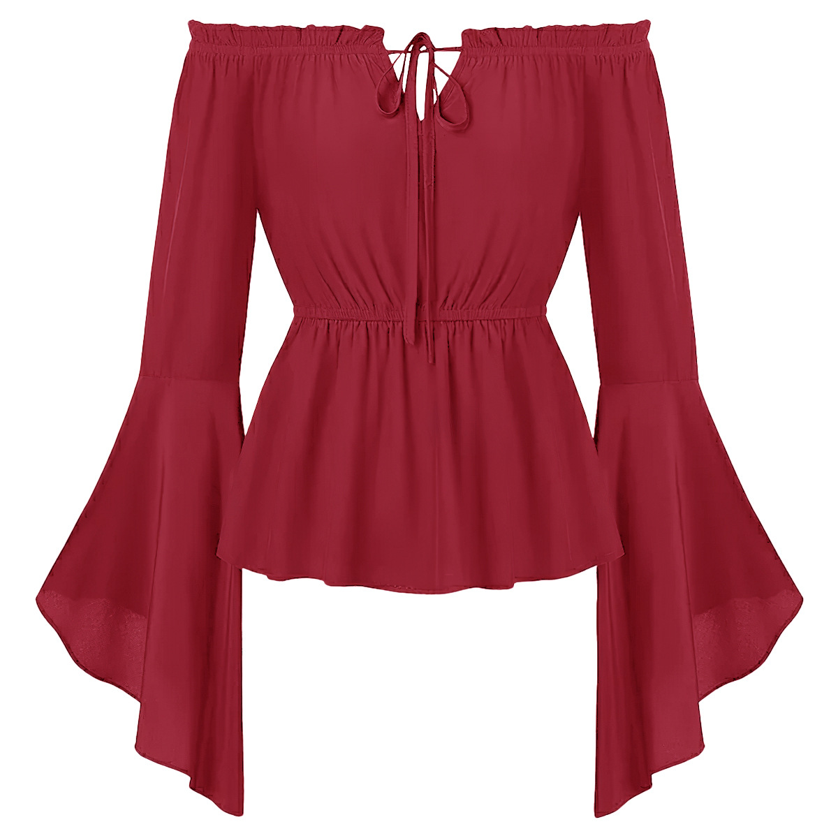 Blus Kostum Abad Pertengahan M - Blouse Off Shoulder ulasan dan harga