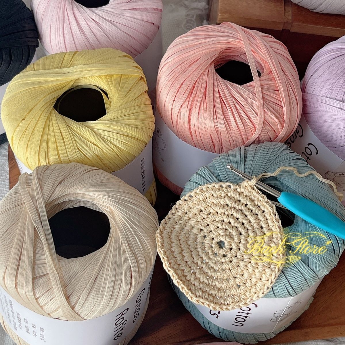 102M/Roll Benang Rafia Multiwa - Crochet Bag Raffia ulasan dan harga