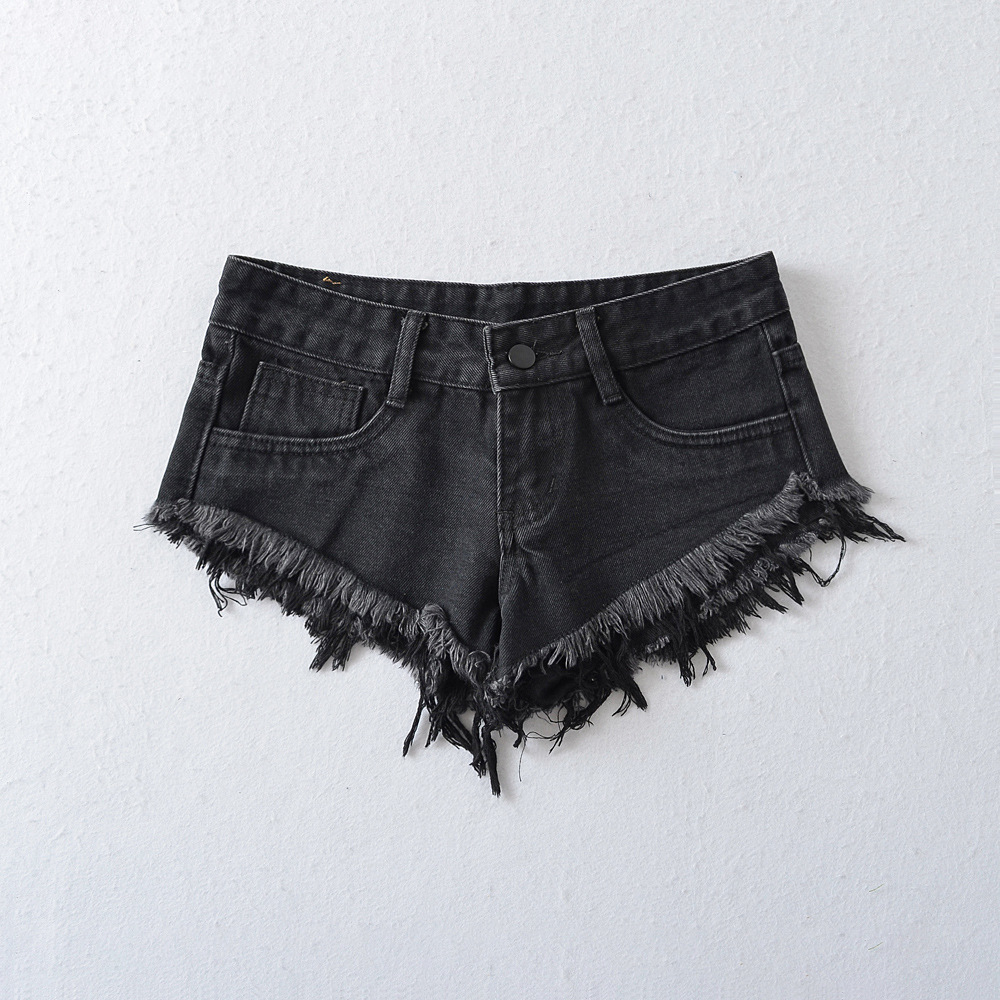 Celana Pendek Denim Seksi Gaya - Shorts Denim Frayed ulasan dan harga